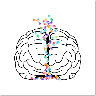 BRAIN | HOW MY BRAIN VIEWS COLORS | COLOR | COLOURS Posters and Art